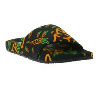 Carrots Slides Sommer-Schuhe Herren Slip-On Latschen mit Karottenmotiv Pantoletten ACFW02ABOG Schwarz/Orange Carrots Slides Sommer-Schuhe Herren Slip-On Latschen mit Karottenmotiv Pantoletten ACFW02ABOG Schwarz/Orange