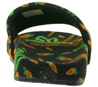 Carrots Slides Sommer-Schuhe Herren Slip-On Latschen mit Karottenmotiv Pantoletten ACFW02ABOG Schwarz/Orange Carrots Slides Sommer-Schuhe Herren Slip-On Latschen mit Karottenmotiv Pantoletten ACFW02ABOG Schwarz/Orange