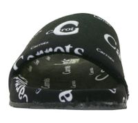 Claquettes Carrots pour homme, chaussures d'été, sandales à enfiler avec logo imprimé, ACFW03ABW, noir/blanc