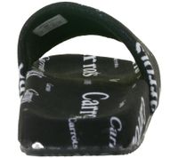 Claquettes Carrots pour homme, chaussures d'été, sandales à enfiler avec logo imprimé, ACFW03ABW, noir/blanc