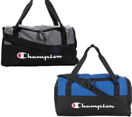Champion Sports Bag 52L Travel Bag Hand Luggage Weekender Sport Bag CV2 Black/Gray or Black/Blue