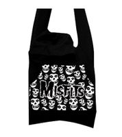 Misfits Punk-Band Damen Tasche mit angenähter Kapuze Baumwoll-Tasche Handtasche LB103081MIS0 Schwarz/Weiß Misfits Punk-Band Damen Tasche mit angenähter Kapuze Baumwoll-Tasche Handtasche LB103081MIS0 Schwarz/Weiß