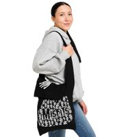 Misfits Punk-Band Damen Tasche mit angenähter Kapuze Baumwoll-Tasche Handtasche LB103081MIS0 Schwarz/Weiß Misfits Punk-Band Damen Tasche mit angenähter Kapuze Baumwoll-Tasche Handtasche LB103081MIS0 Schwarz/Weiß