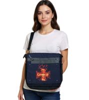 Sac bandoulière Slayer Metal Band, sacoche pour ordinateur portable, accessoire de fan, 37 x 32 x 4 cm, noir/rouge Sac bandoulière Slayer Metal Band, sacoche pour ordinateur portable, accessoire de fan, 37 x 32 x 4 cm, noir/rouge