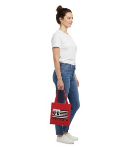 Bolso de hombro de la banda de metalcore Underoath, elegante bolso de compras, producto para fans, 31 x 33 x 3 cm, LB1071901UND, rojo/negro/blanco