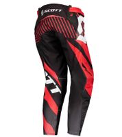 SCOTT Pant 450 Patchwork Herren Moto-Cross Hose Motorsport-Kleidung mit vergrößertem Kniebereich 263436 1042 Schwarz/Rot/Weiß SCOTT Pant 450 Patchwork Herren Moto-Cross Hose Motorsport-Kleidung mit vergrößertem Kniebereich 263436 1042 Schwarz/Rot/Weiß
