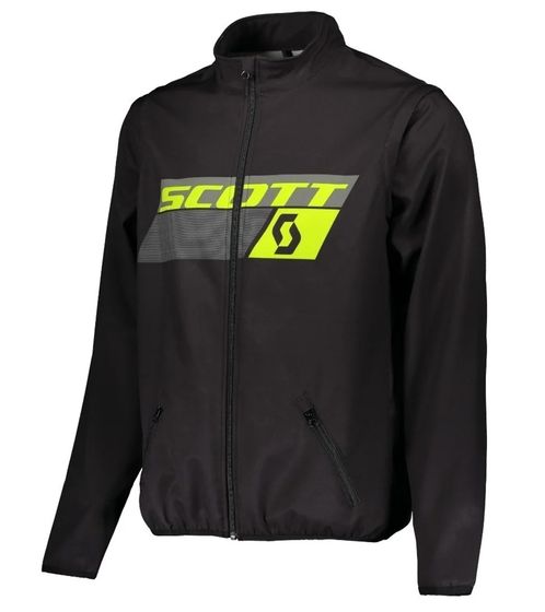 Chaqueta SCOTT Enduro para Motocross, Cortavientos con Mangas Desmontables, 268624 1040 Negro/Amarillo