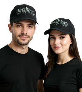 Cappellino da baseball unisex Limp Bizkit, con logo ricamato, in cotone, stile fan, 1233LB, nero Cappellino da baseball unisex Limp Bizkit, con logo ricamato, in cotone, stile fan, 1233LB, nero