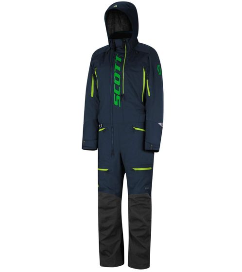 SCOTT DS Shell Dryo Monosuit Herren Moto-Cross Anzug Bike-Anzug mit DRYOsphere Membran 273259 6762 Blau/Grün