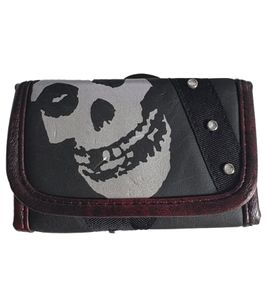 Cartera Misfits con diseño de calavera GW108443MIS Negro/Blanco Cartera Misfits con diseño de calavera GW108443MIS Negro/Blanco