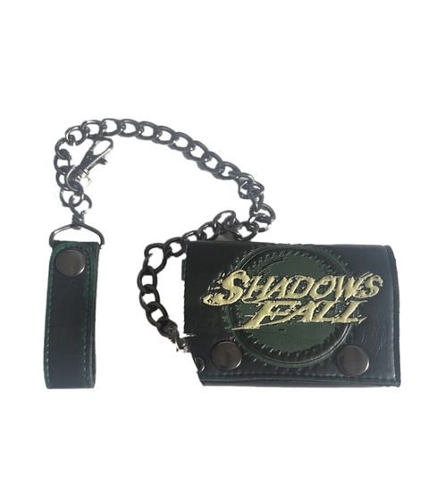 Portefeuille élégant Shadows Fall avec logo LW105788SHF Noir/Vert