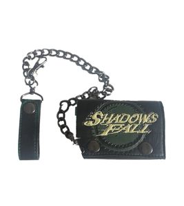 Shadows Fall Stylish Band Wallet with Logo Lettering LW105788SHF Black/Green