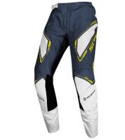 SCOTT Pant 350 Herren Moto-Cross Hose Motorsport-Kleidung mit Leder-Knie 273391 1054 Blau/Gelb/Weiß SCOTT Pant 350 Herren Moto-Cross Hose Motorsport-Kleidung mit Leder-Knie 273391 1054 Blau/Gelb/Weiß