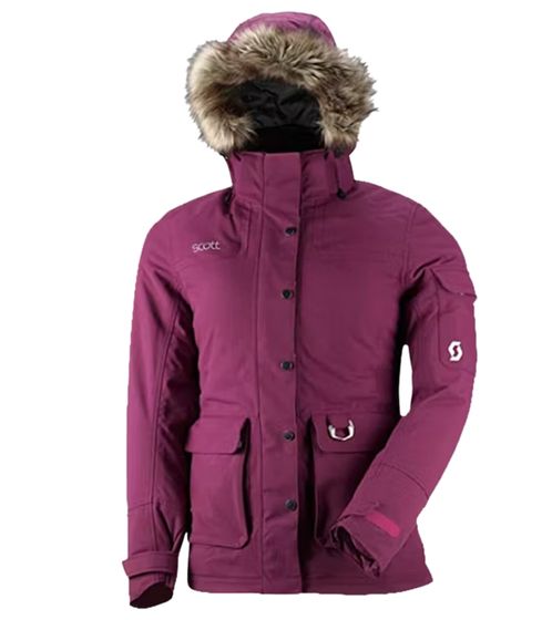 SCOTT Damen Ski-Jacke Schneemobil-Jacke wind- und wasserdichte Ski-Jacke mit Dryosphere 236931 4782 Beeren-Lila