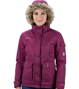 SCOTT Damen Ski-Jacke Schneemobil-Jacke wind- und wasserdichte Ski-Jacke mit Dryosphere 236931 4782 Beeren-Lila SCOTT Damen Ski-Jacke Schneemobil-Jacke wind- und wasserdichte Ski-Jacke mit Dryosphere 236931 4782 Beeren-Lila