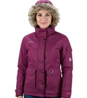 Veste de ski et de motoneige SCOTT pour femme, coupe-vent et imperméable, avec Dryosphere 236931 4782 Berry Purple