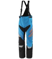 SCOTT Shell Pro Men's Motocross Bib Pants, Motorsport Clothing, Waterproof Softshell Pants, 245001-5726 Blue/Orange