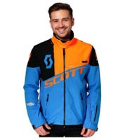 Chaqueta de motocross SCOTT Shell Pro para hombre, chaqueta de motociclismo con membrana Dryosphere, chaqueta softshell, 245000 5726 azul/naranja