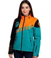 SCOTT Shell Pro Damen Moto-Cross Jacke Bike-Jacke mit Dryosphere Membran Softshell-Jacke 245005 5735 Blau/Orange SCOTT Shell Pro Damen Moto-Cross Jacke Bike-Jacke mit Dryosphere Membran Softshell-Jacke 245005 5735 Blau/Orange