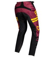 SCOTT Pant 350 Herren Moto-Cross Hose Motorsport-Kleidung mit Leder-Knie 273392 6425 Weinrot/Gelb SCOTT Pant 350 Herren Moto-Cross Hose Motorsport-Kleidung mit Leder-Knie 273392 6425 Weinrot/Gelb