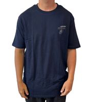 Lot de 2 t-shirts U.S. SPORT AMERICA pour homme, basiques en coton, col rond, manches courtes, noir/blanc ou noir/bleu Lot de 2 t-shirts U.S. SPORT AMERICA pour homme, basiques en coton, col rond, manches courtes, noir/blanc ou noir/bleu