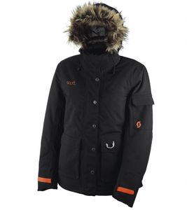 SCOTT Damen Ski-Jacke Schneemobil-Jacke wind- und wasserdichte Ski-Jacke mit Dryosphere 236931 0001 Schwarz