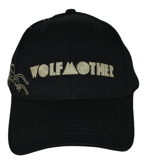 Wolfmother Unisex Rock Band Trucker Cap Baseball Cap with Embroidered Logo Fan Hat TC109931WLM Black