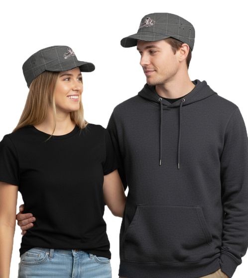 Cappellino unisex in cotone con logo punk rock dei Green Day, dal taglio militare e dalla vestibilità leggermente curva, FC101691GRN, Grigio Cappellino unisex in cotone con logo punk rock dei Green Day, dal taglio militare e dalla vestibilità leggermente curva, FC101691GRN, Grigio