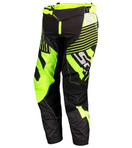 SCOTT Pant 450 Patchwork Herren Moto-Cross Hose Motorsport-Kleidung mit vergrößertem Kniebereich 263436 1040 Schwarz/Neongelb SCOTT Pant 450 Patchwork Herren Moto-Cross Hose Motorsport-Kleidung mit vergrößertem Kniebereich 263436 1040 Schwarz/Neongelb