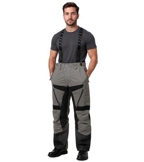 SCOTT Pant Pant RCX-I Dryo Herren Moto-Cross Latz-Hose Motorsport-Kleidung isolierte Überhose 278415 1001 Schwarz/Grau