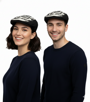 Coppola unisex punk dei Misfits, elegante berretto da tutti i giorni con motivo a teschio, merchandise per fan, nero/bianco Coppola unisex punk dei Misfits, elegante berretto da tutti i giorni con motivo a teschio, merchandise per fan, nero/bianco