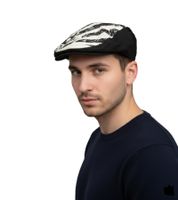 Coppola unisex punk dei Misfits, elegante berretto da tutti i giorni con motivo a teschio, merchandise per fan, nero/bianco Coppola unisex punk dei Misfits, elegante berretto da tutti i giorni con motivo a teschio, merchandise per fan, nero/bianco