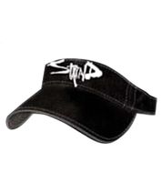 Casquette visière unisexe teintée, élégante en coton, pare-soleil, décontractée, 1611ST, noire Casquette visière unisexe teintée, élégante en coton, pare-soleil, décontractée, 1611ST, noire