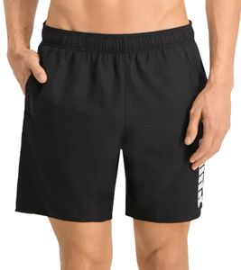 Puma Herren Bade-Shorts Sommer-Shorts mit Taschen stylische Schwimm-Hose Bademode 100004862 003 Schwarz