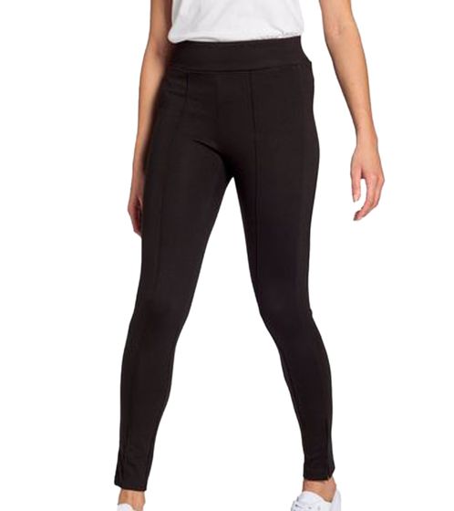 Pantalon à enfiler BOYSEN'S Milano pour femme, coupe près du corps avec fentes, 5893 0011 Noir