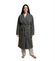 Albornoz unisex PUMA con dos bolsillos laterales abiertos, 660008 41 Gris Albornoz unisex PUMA con dos bolsillos laterales abiertos, 660008 41 Gris