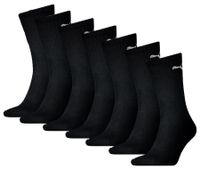 7 Paar PUMA schlichte Sport-Socken Baumwoll-Socken Tennis-Socken lange Strümpfe 701222094 003 Schwarz