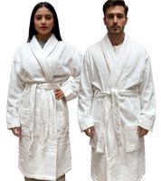 PUMA Unisex Bademantel mit zwei offenen Seitentaschen Morgen-Mantel 660008 04 Weiß PUMA Unisex Bademantel mit zwei offenen Seitentaschen Morgen-Mantel 660008 04 Weiß