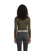 Fall Out Boy Rockband Leder-Gürtel mit Fall Out Boy-Schriftzug Freizeit-Gürtel BT103233FOB3 Weiß