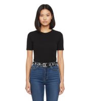 Misfits Gürtel der Punkband Damen oder Herren Leder-Gürtel verstellbarer Freizeit-Gürtel BT102610MIS4 Schwarz