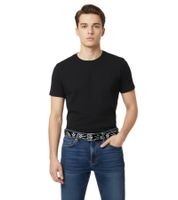 Misfits Gürtel der Punkband Damen oder Herren Leder-Gürtel verstellbarer Freizeit-Gürtel BT102610MIS4 Schwarz
