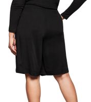 sheego Damen Hosenrock in Wickeloptik Bermuda-Short Große Größen 135565 Schwarz sheego Damen Hosenrock in Wickeloptik Bermuda-Short Große Größen 135565 Schwarz