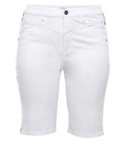 sheego Damen Jeans-Short stylische Denim-Hose Baumwoll-Hose Große Größen 135429 Weiß sheego Damen Jeans-Short stylische Denim-Hose Baumwoll-Hose Große Größen 135429 Weiß