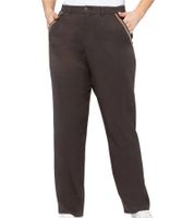 sheego Damen Hose aus weicher Lyocell-Qualität Alltags-Hose Große Größen 134857 Braun