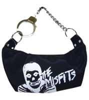 Sac bandoulière femme Misfits Punk Band, sac à main élégant, article de fan LB1039991MIS, noir/blanc