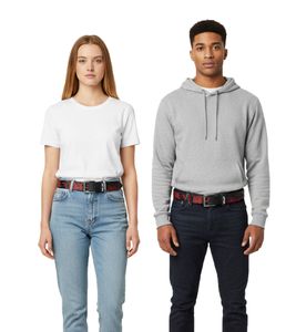 Cintura Venerdì 13 da donna o da uomo, regolabile e casual, BT104736FTT4, nera Cintura Venerdì 13 da donna o da uomo, regolabile e casual, BT104736FTT4, nera