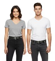 Cintura Motörhead da donna o uomo, taglia unica, 100 cm con logo, cintura casual BT104890MTR, nero/grigio Cintura Motörhead da donna o uomo, taglia unica, 100 cm con logo, cintura casual BT104890MTR, nero/grigio