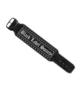 Bracelet Black Label Society, groupe de heavy metal avec rivets métalliques, bijou de bras, accessoire de fan, WB1069381BLS3, noir