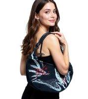 AFI Fallen Angel Band Umhänge-Tasche stylische Einkaufstasche Fan-Artikel LB110069AFI0 Schwarz/Rot/Weiß