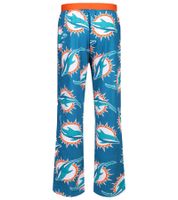 RE:COVERED X NFL Miami Dolphins Loungepants Herren Schlafanzug-Hose aus reiner Baumwolle Pyjama-Hose RCNFL1428 Blau/Weiß